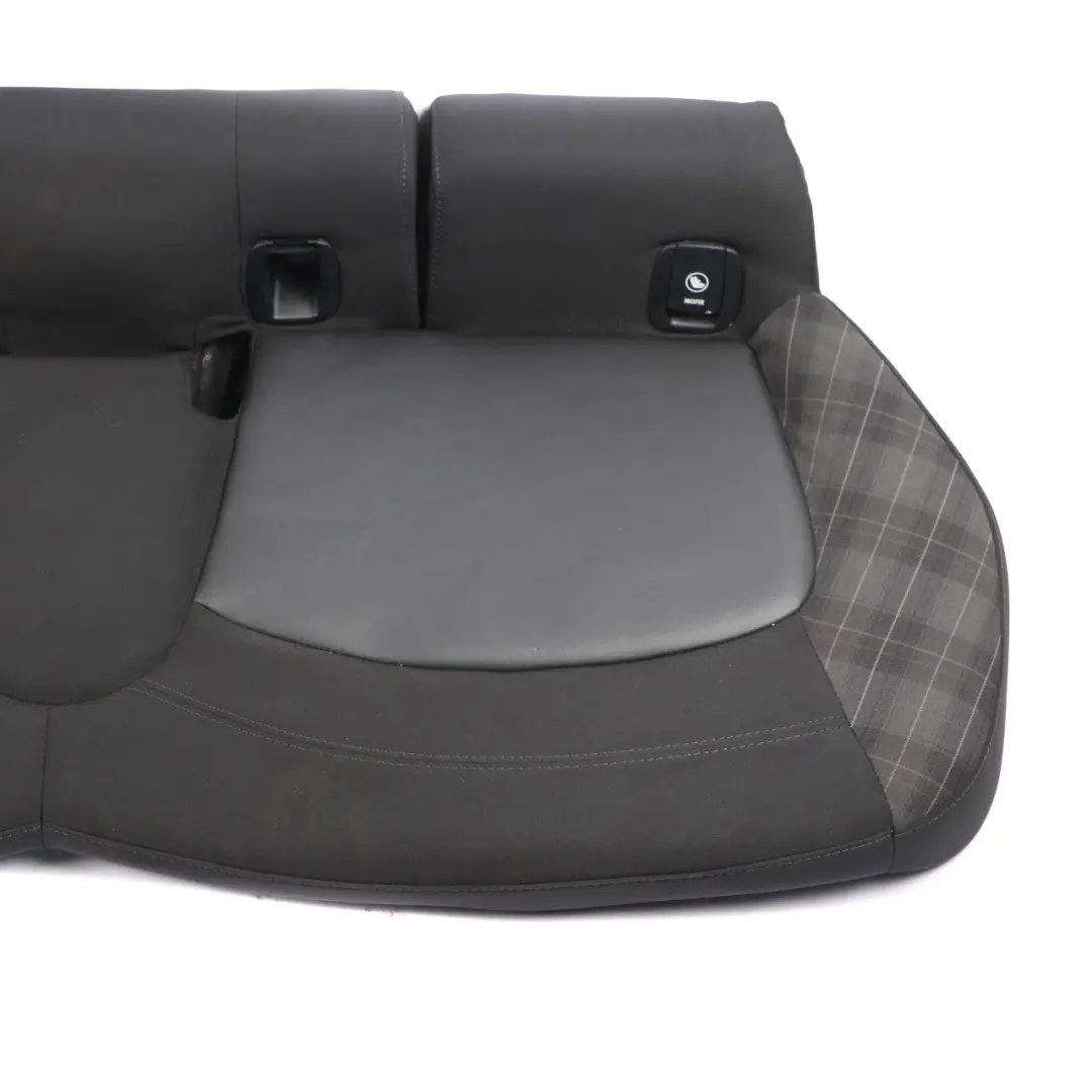 Mini F55 Rear Seat Bench Couch Cover Cloth Leather Carbon Black Diamond