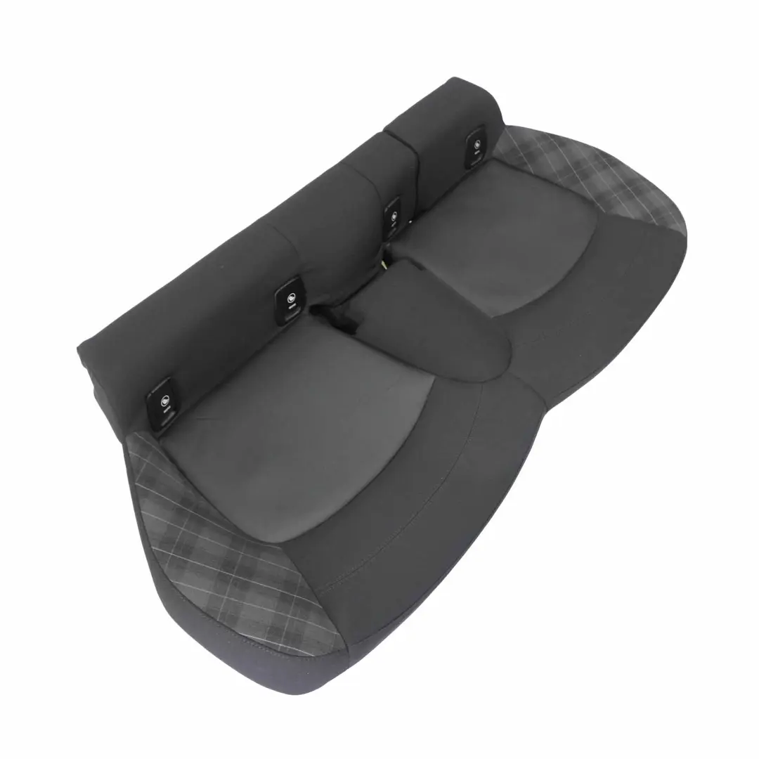 Mini F55 Rear Seat Bench Couch Cover Cloth Leather Carbon Black Diamond