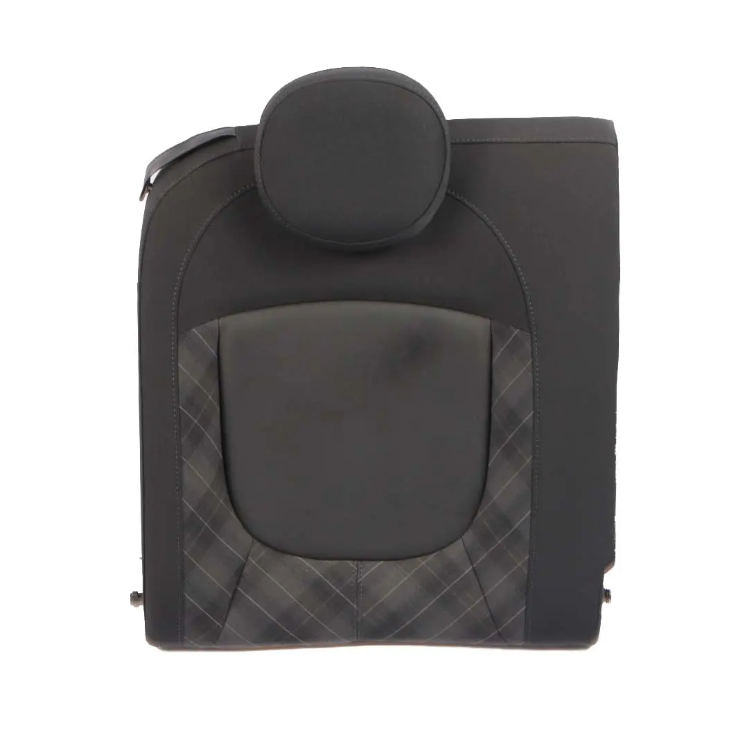 Mini F57 Seat Backrest Cabrio Rear Right O/S Cloth Leather Diamond Black