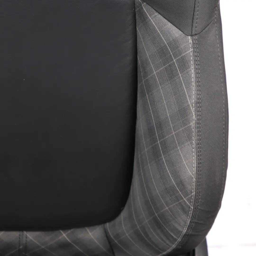 Mini Cooper One F56 Fabric Cloth / Leather Interior Sport Seats Carbon Black