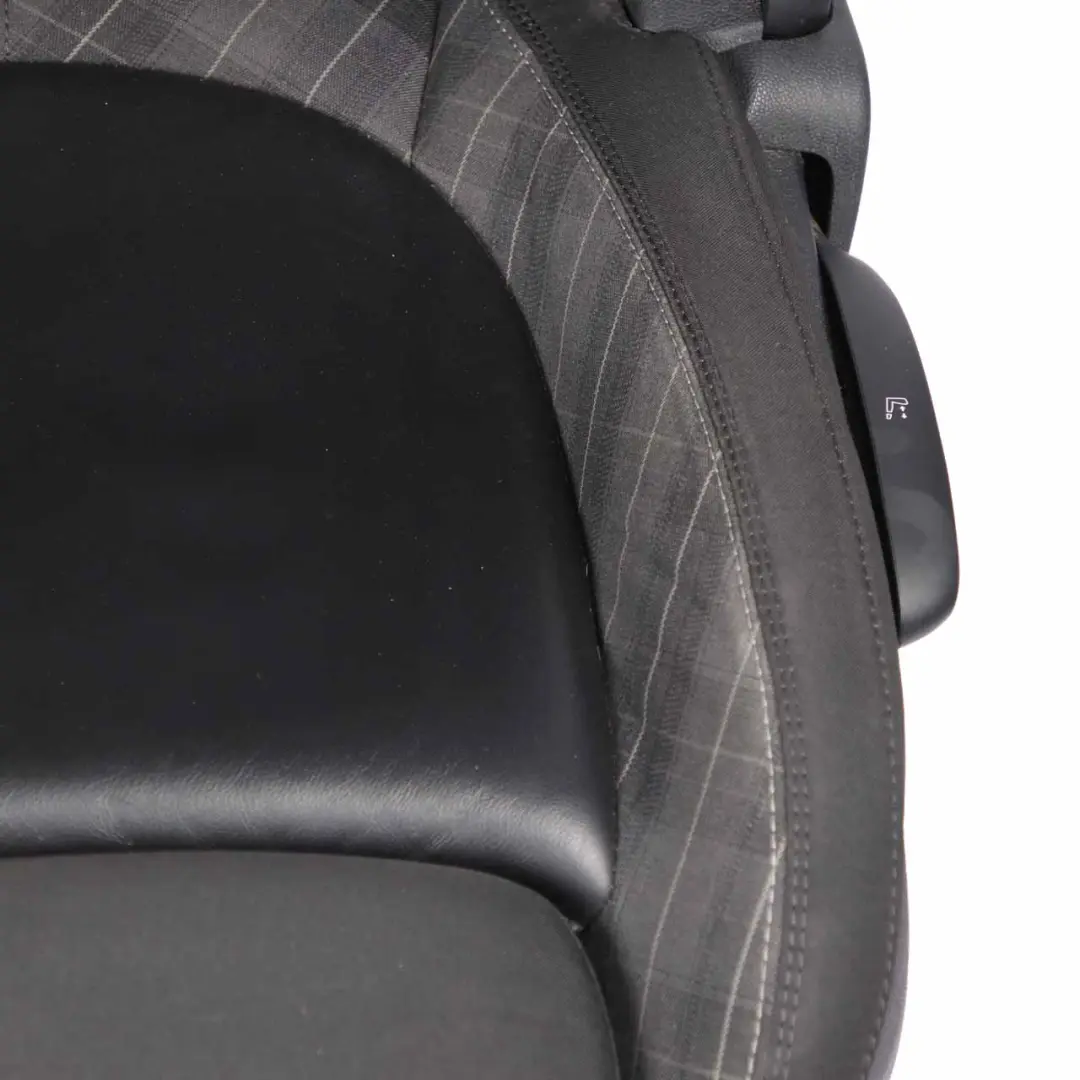 Mini Cooper One F56 Fabric Cloth / Leather Interior Sport Seats Carbon Black