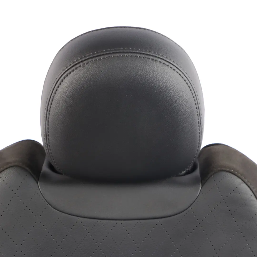 Mini F60 Front Seat Left N/S Sport Heated Leather Cross Punch Carbon Black