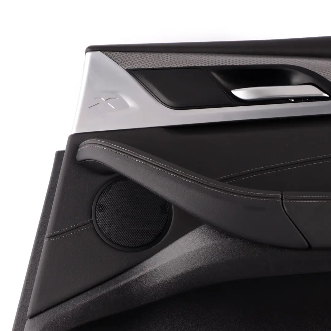 Door Card BMW X3 G01 Rear Right O/S Trim Lining Cover Leather Vernasca Black