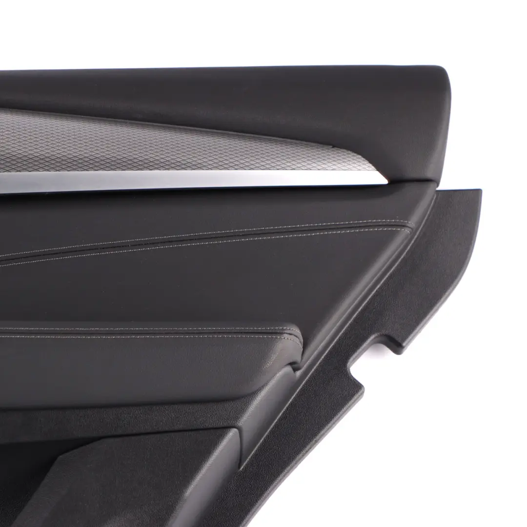 Door Card BMW X3 G01 Rear Right O/S Trim Lining Cover Leather Vernasca Black