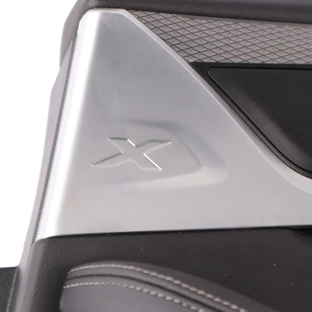 Door Card BMW X3 G01 Rear Right O/S Trim Lining Cover Leather Vernasca Black