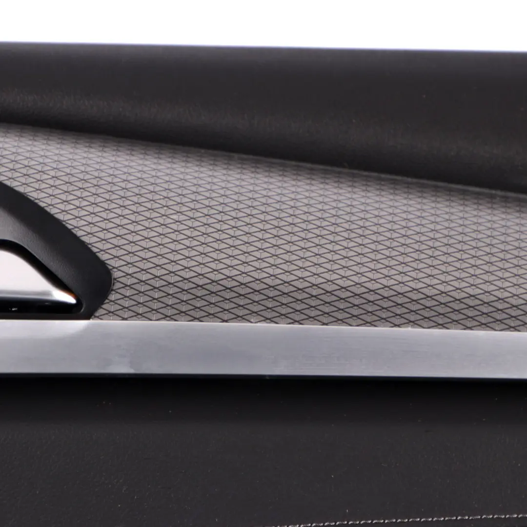 Door Card BMW X3 G01 Rear Right O/S Trim Lining Cover Leather Vernasca Black