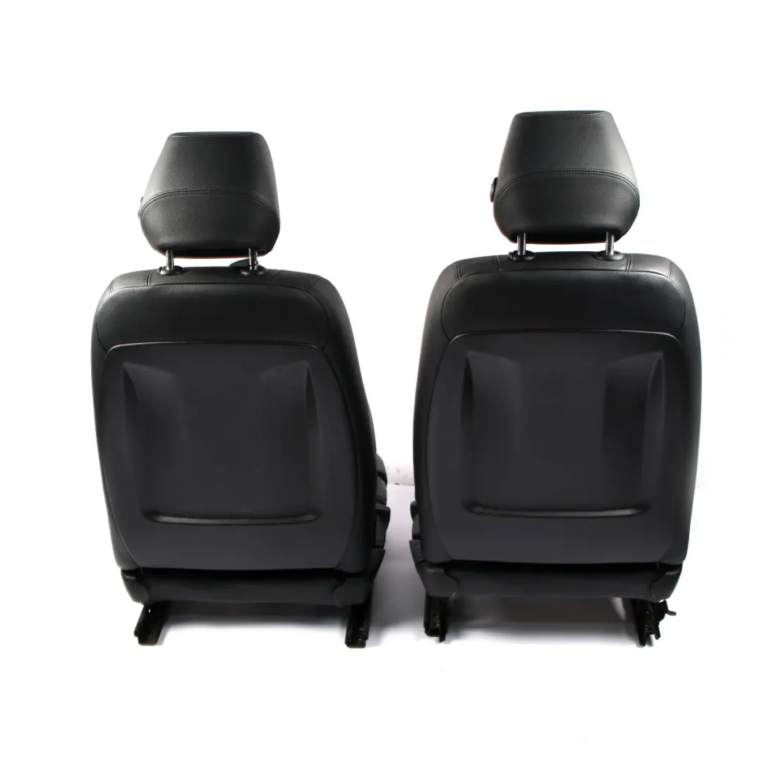 BMW F30 Leather Seats Black / Exclusive Seam Front Rear Seat Set with Door Cards