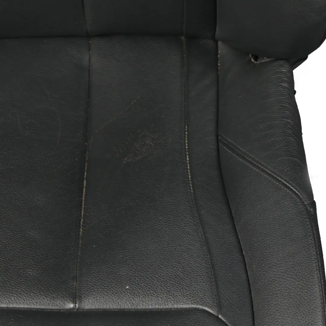 BMW F30 Leather Seats Black / Exclusive Seam Front Rear Seat Set with Door Cards