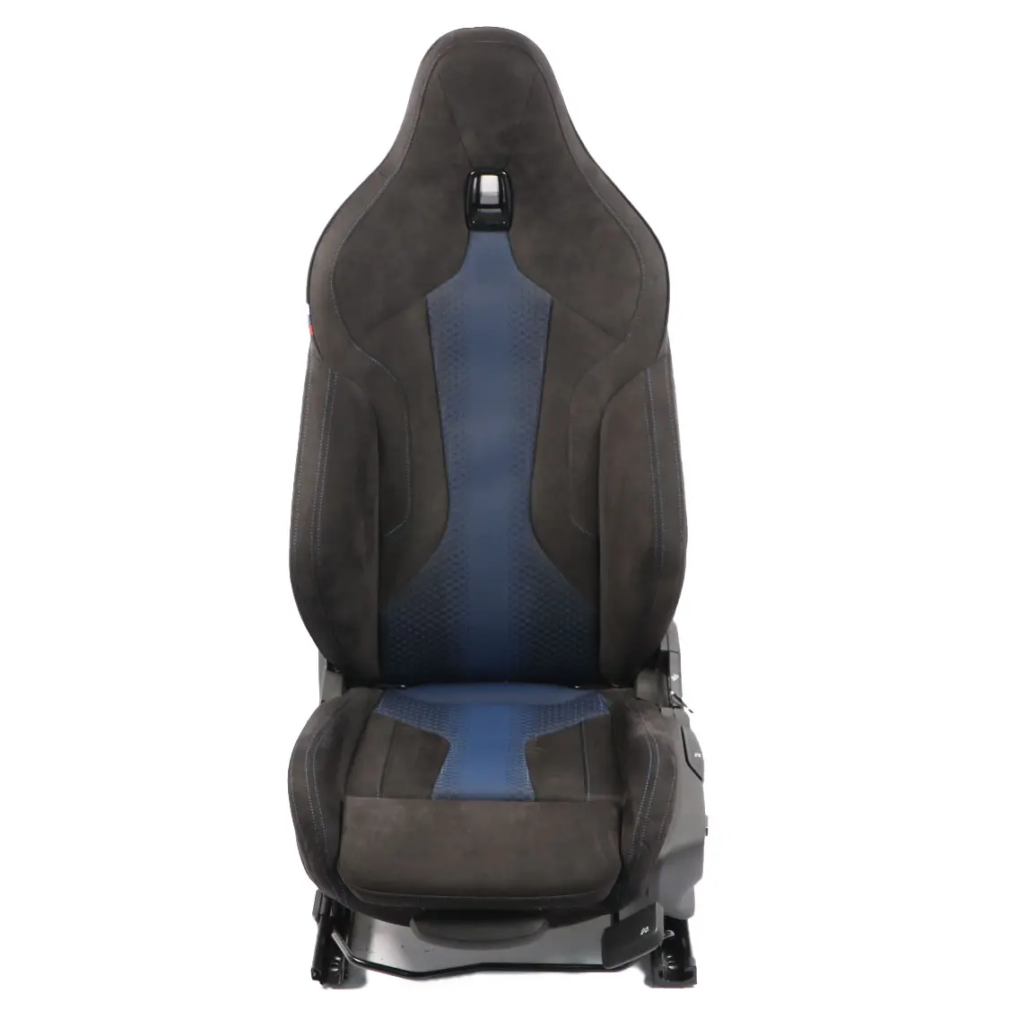 BMW F40 M135i Asiento Delantero Izquierdo Interior Tela Trigon Alcantara Negro