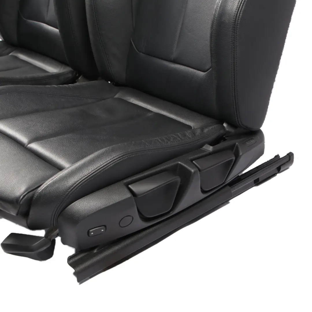 Seats BMW F30 M Sport Black Leather Interior Front Rear Seat Folding Backrest