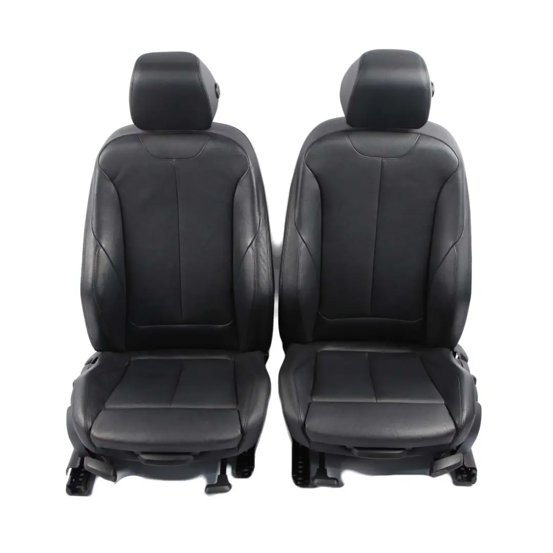 Seats BMW F31 Heated M Sport Black Leather Interior Front Rear Seat Set