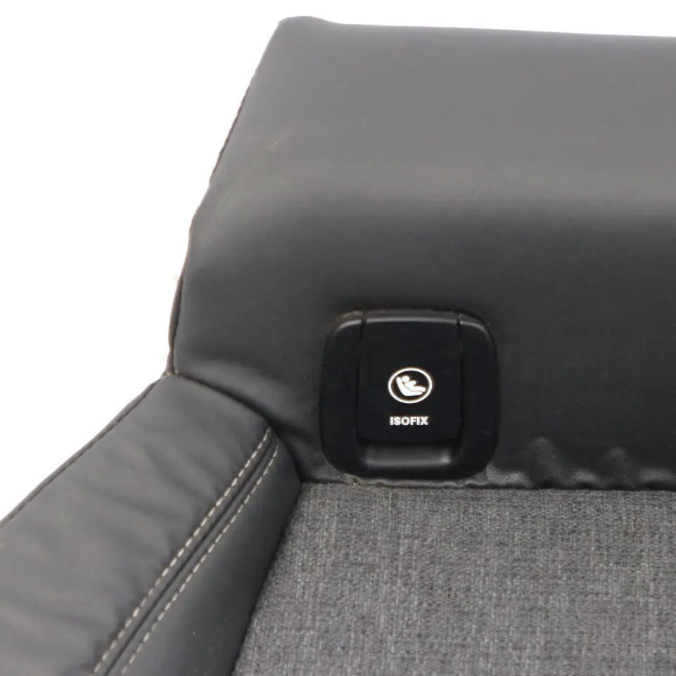 Mini F55 Rear Seat Bench Couch Cover Cloth Fabric Leatherette Carbon Black Pearl