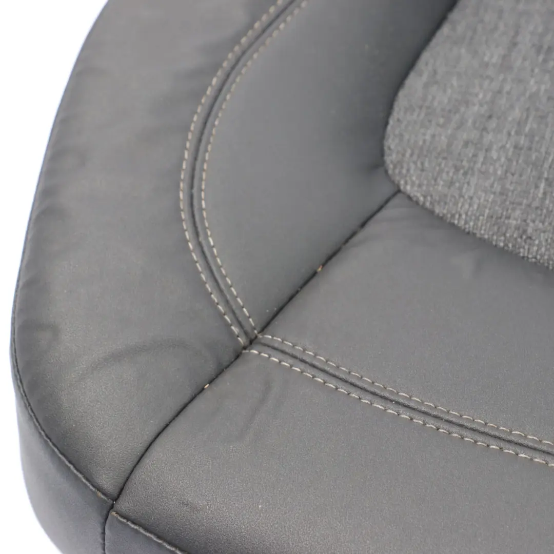 Mini F55 Rear Seat Bench Couch Cover Cloth Fabric Leatherette Carbon Black Pearl