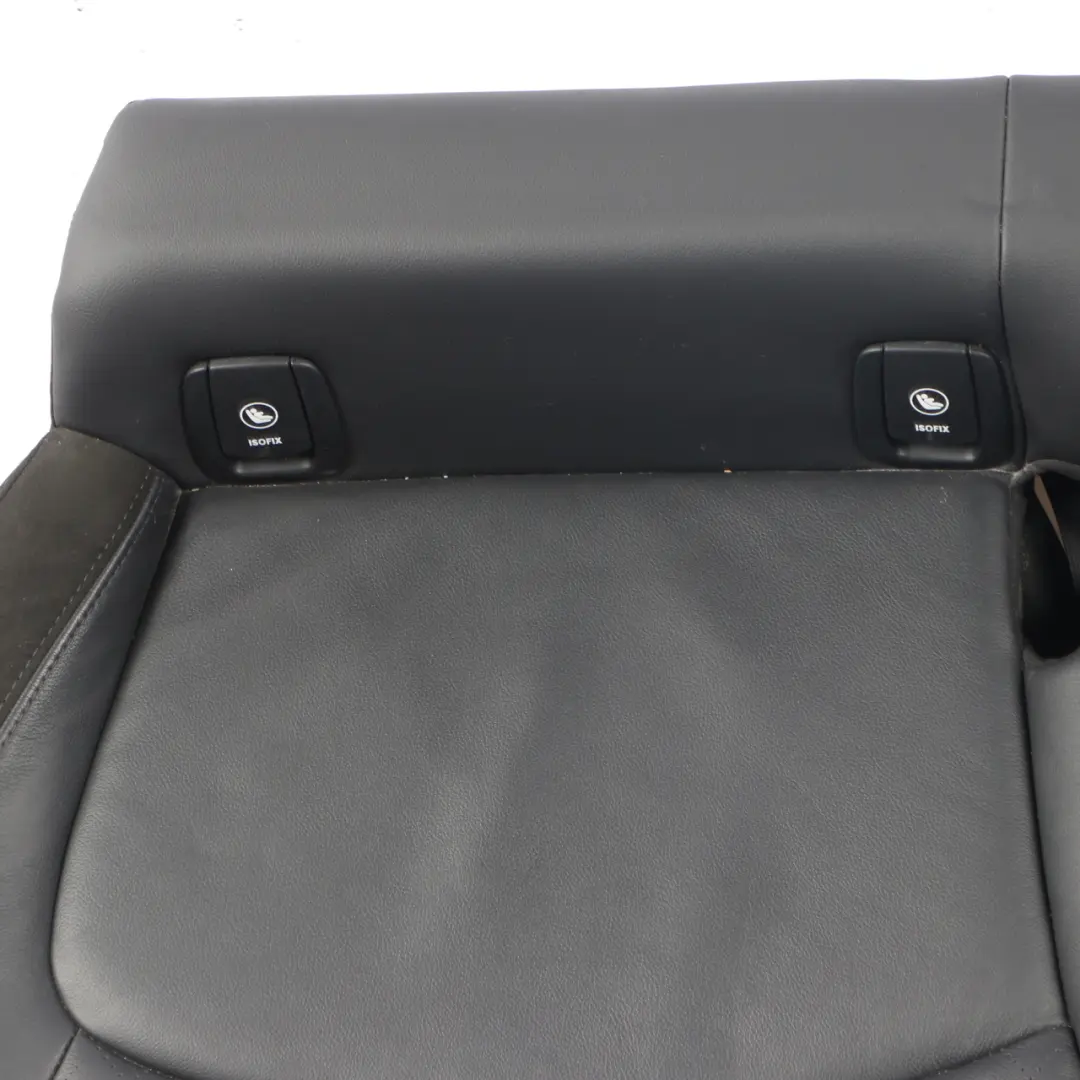 Mini F55 Rear Seat Bench Couch Cover Leather Carbon Black Cross Punch