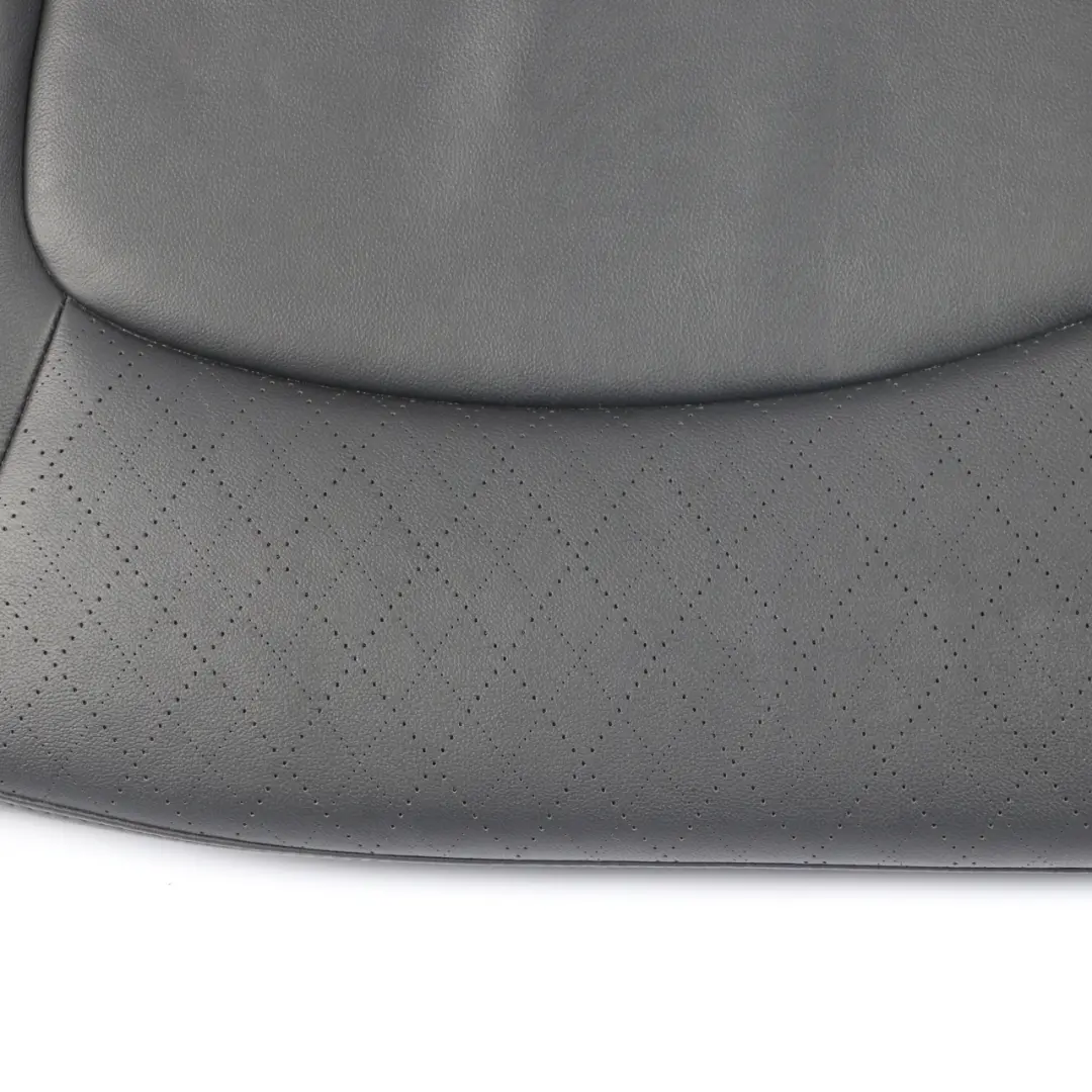 Mini F55 Rear Seat Bench Couch Cover Leather Carbon Black Cross Punch