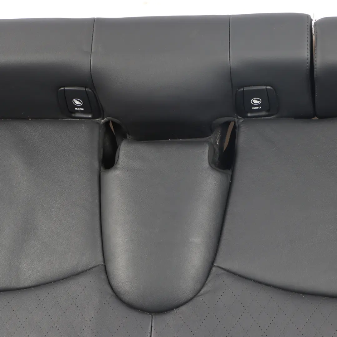 Mini F55 Rear Seat Bench Couch Cover Leather Carbon Black Cross Punch