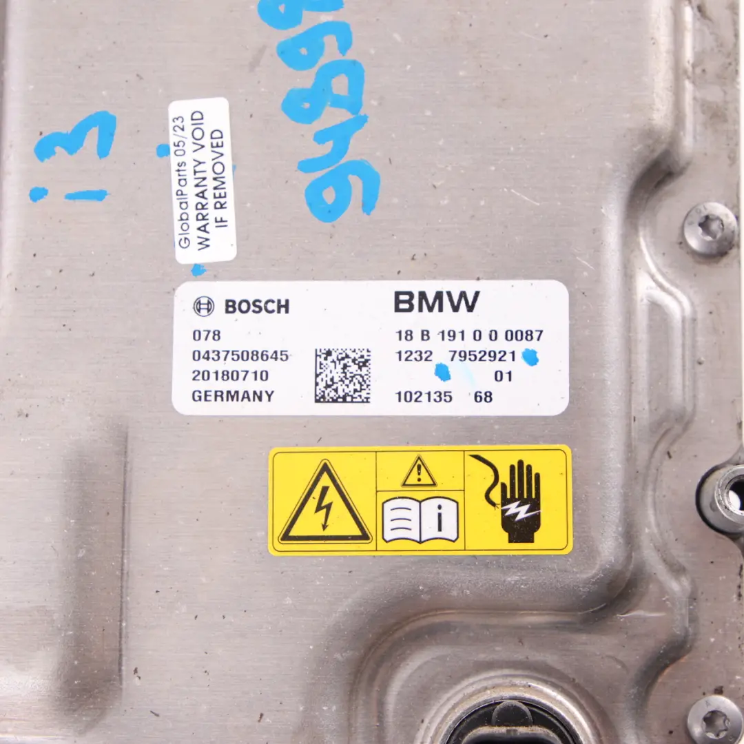 BMW i3 I01 LCI Rex Hybrid Base Control Unit Module Range Extender REME 7952921