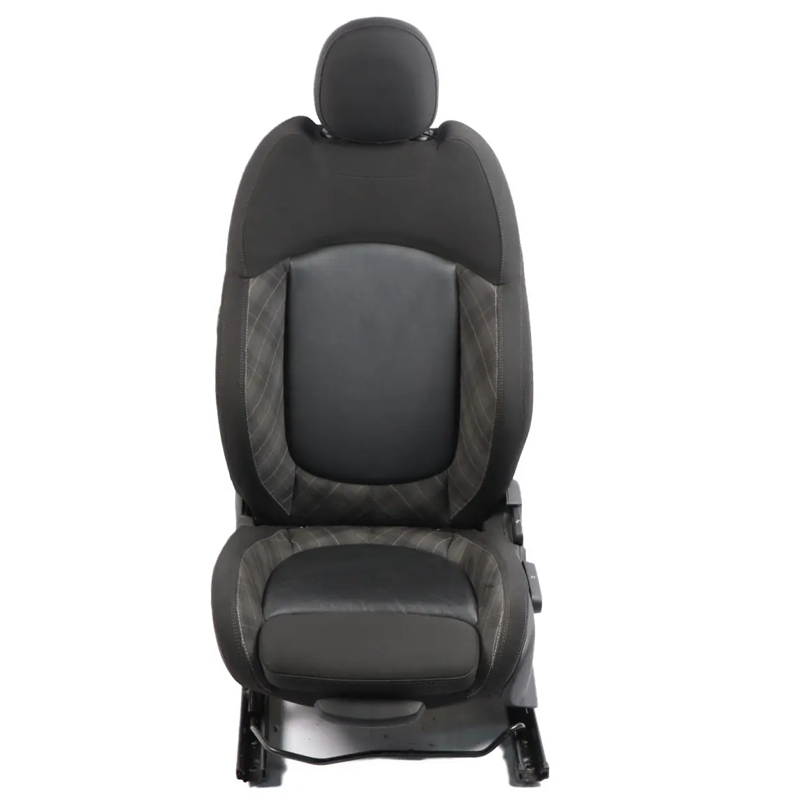 Mini F55 Front Seat Sport Left N/S Fabric / Leather Diamond Carbon Black