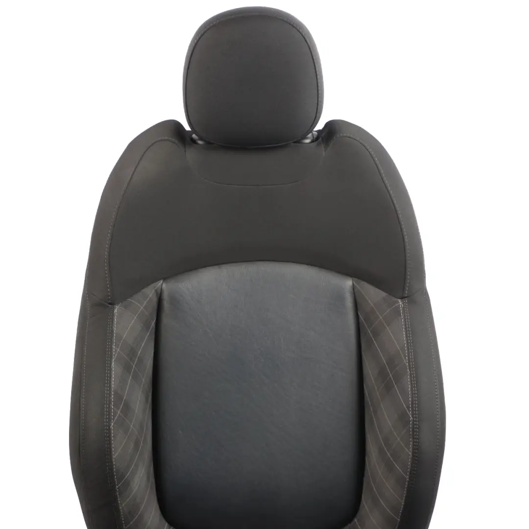 Mini F55 Asiento Delantero Derecho Sport Tela / Cuero Negro Carbono Diamante