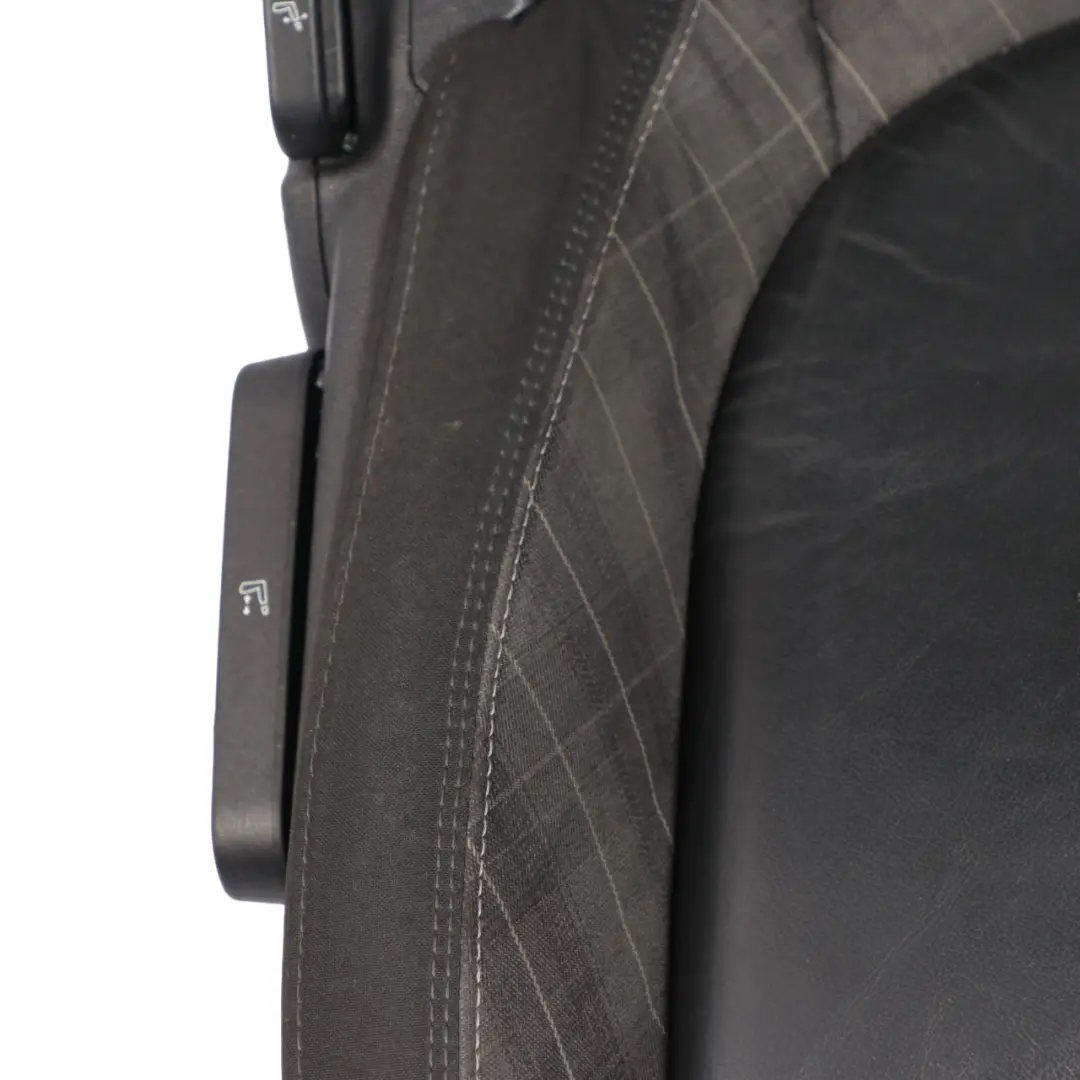 Mini F55 Asiento Delantero Derecho Sport Tela / Cuero Negro Carbono Diamante