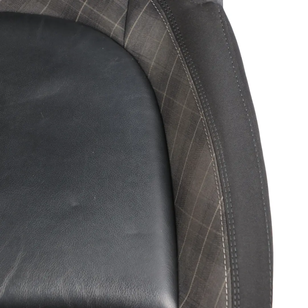 Mini F55 Asiento Delantero Derecho Sport Tela / Cuero Negro Carbono Diamante