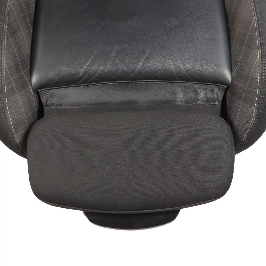 Mini F55 Asiento Delantero Derecho Sport Tela / Cuero Negro Carbono Diamante