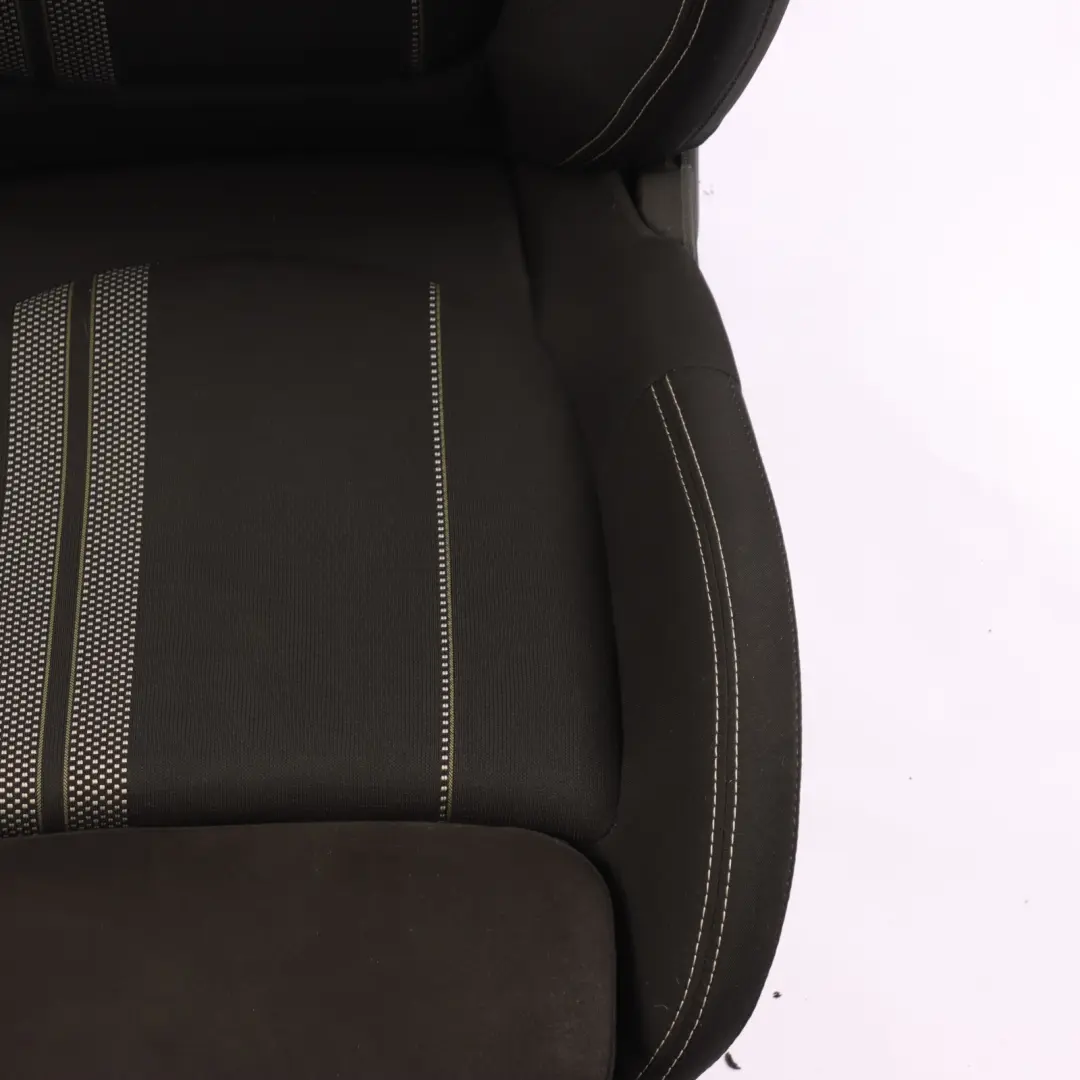 Mini F55 JCW Front Seat Right O/S Heated Cloth Fabric Dinamica Carbon Black