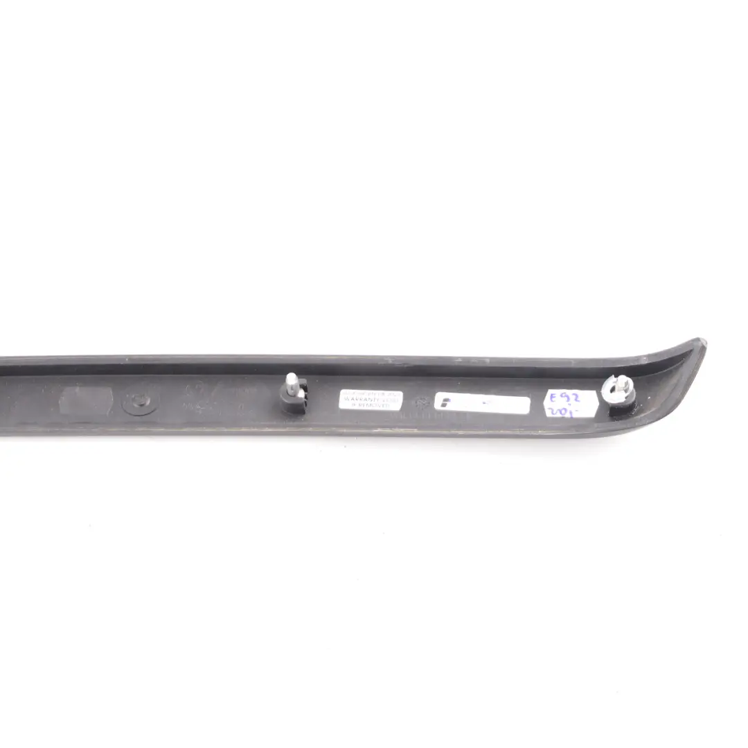 BMW E92 E93 Decor Strip Trim Cover Panel Rear Left N/S Piano Black 7963935