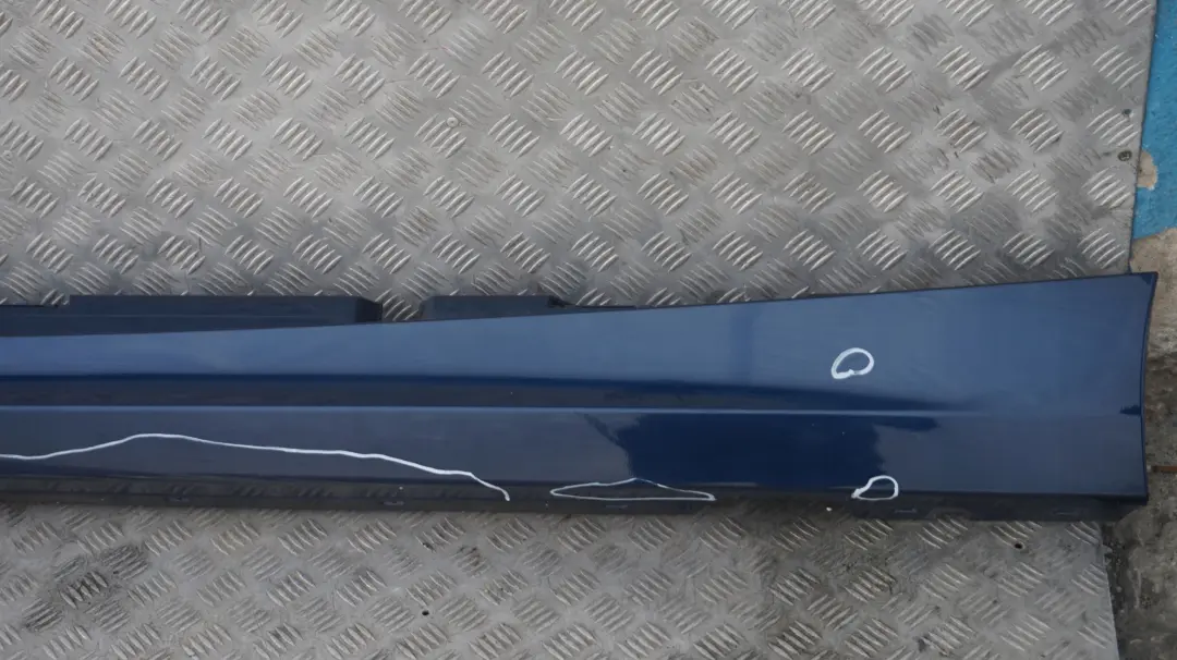 BMW E87N LCI Sill strip side skirt left Tiefseeblau Deep Sea Blu