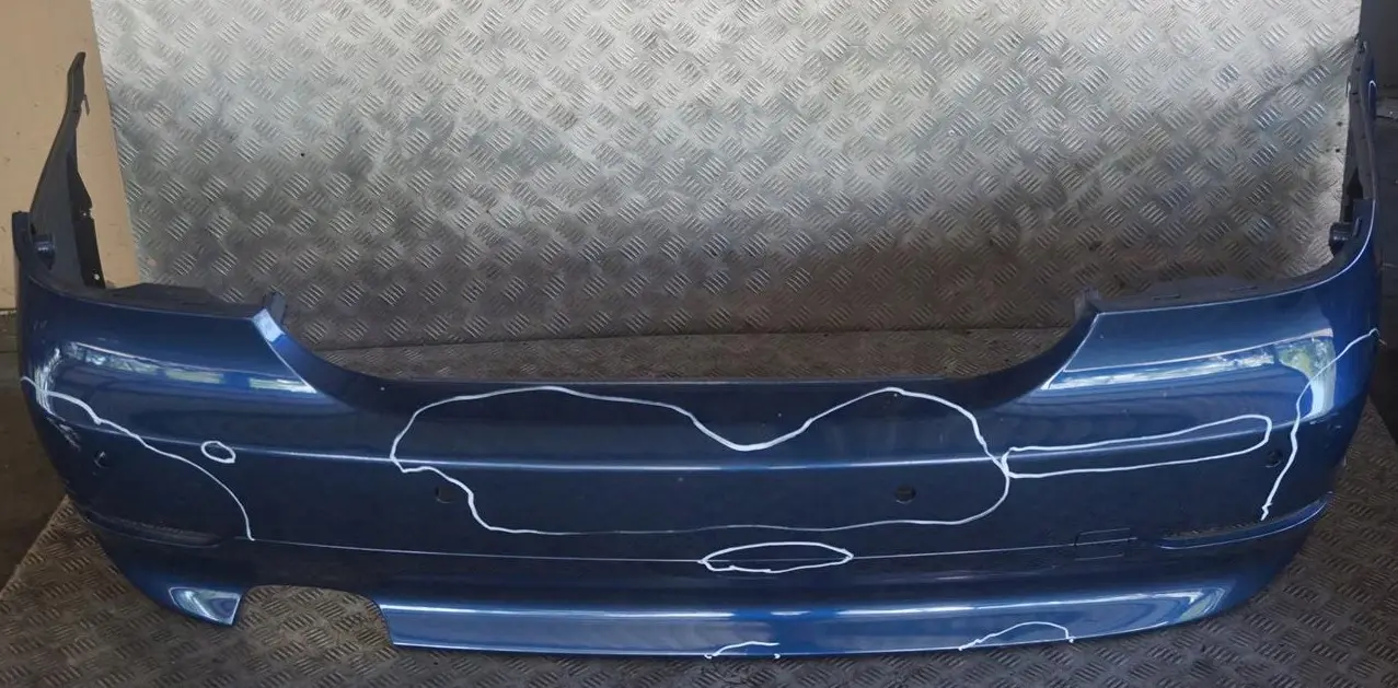 BMW 5 Series 2 E60 Saloon Rear Bumper PDC Mysticblau Mystic Blue Metallic A07