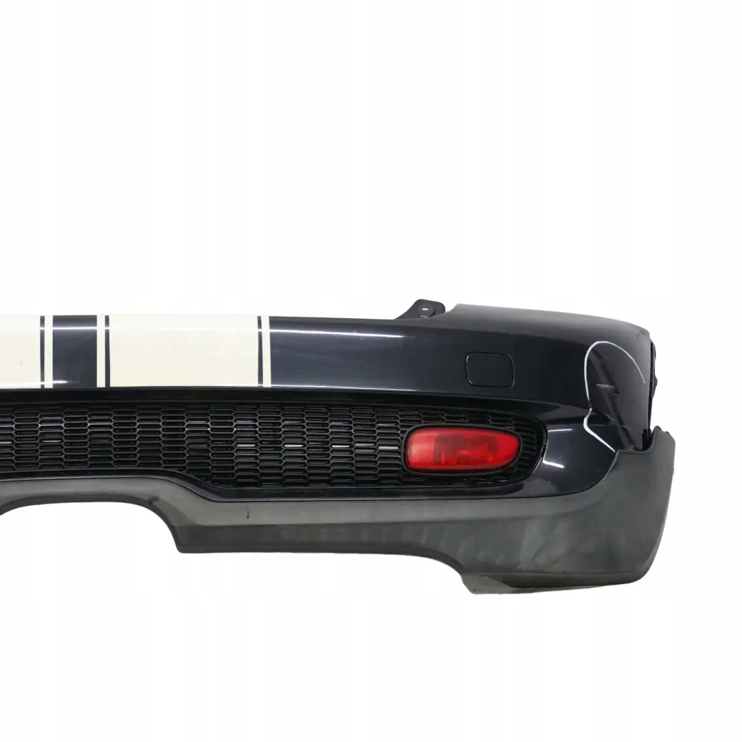 BMW Mini Cooper S R56 R57 2 Complete Rear Bumper Trim Panel Astro Black - A25