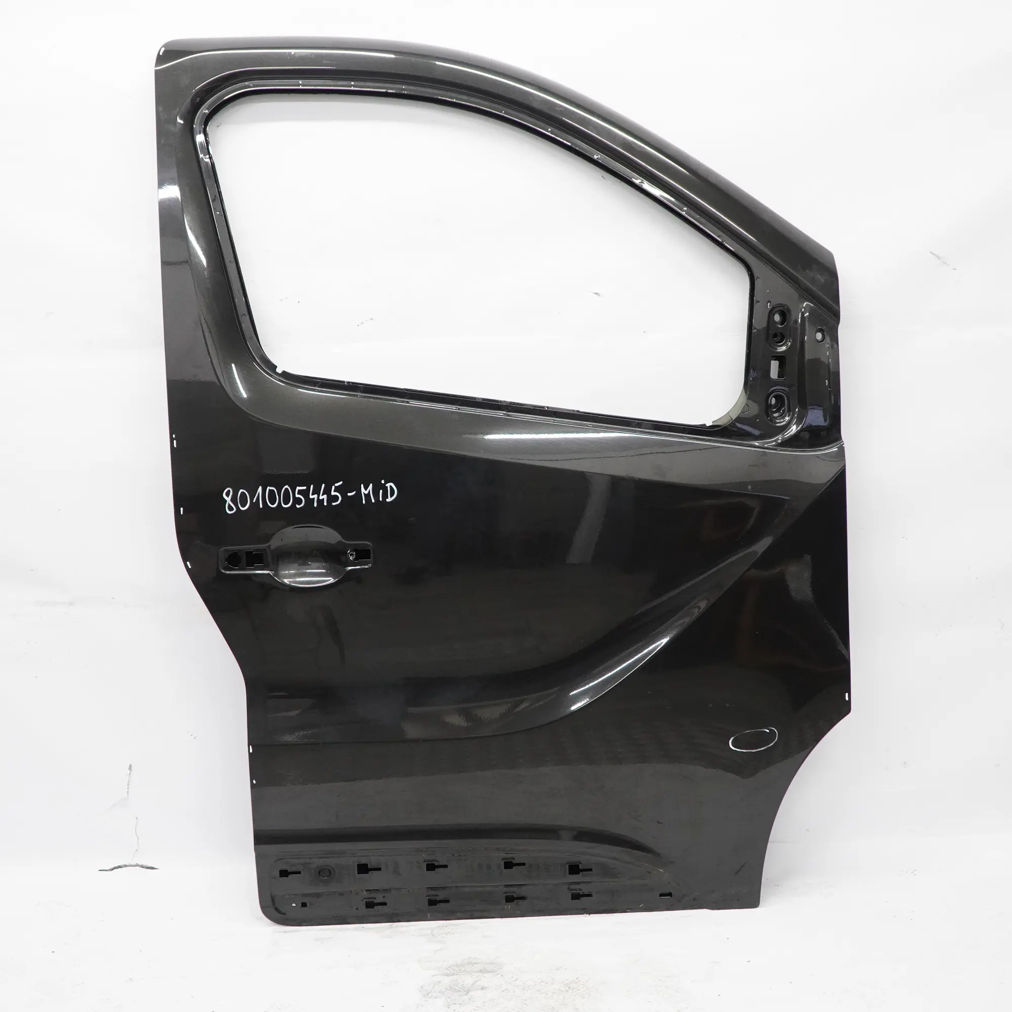 Renault Trafic Mk3 Front Door Right O/S Door Cover Shell Midnight Black - D68