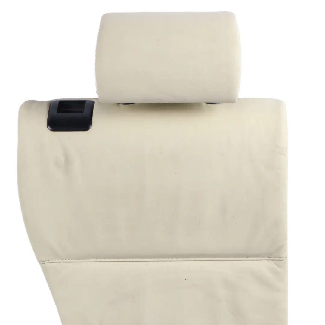 BMW X5 E53 Rear Seat Backrest Cover Right O/S Leather Walknappa Ecru