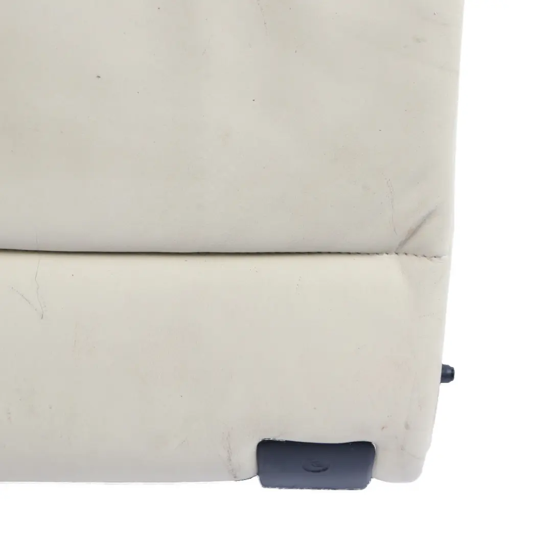 BMW X5 E53 Rear Seat Backrest Cover Right O/S Leather Walknappa Ecru