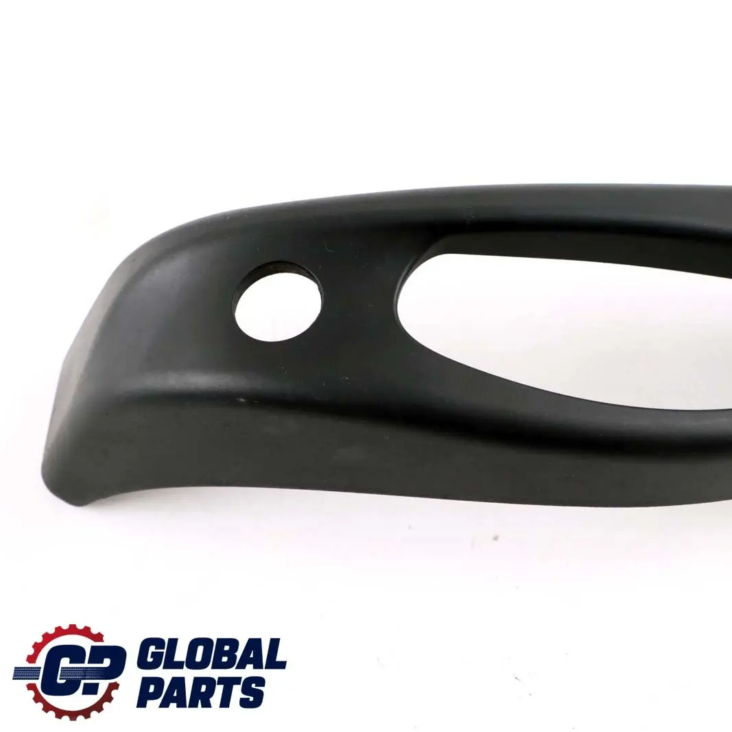 BMW 6 Series E64 Front Seat Rail Trim Cover Outer Right O/S Black 8031158