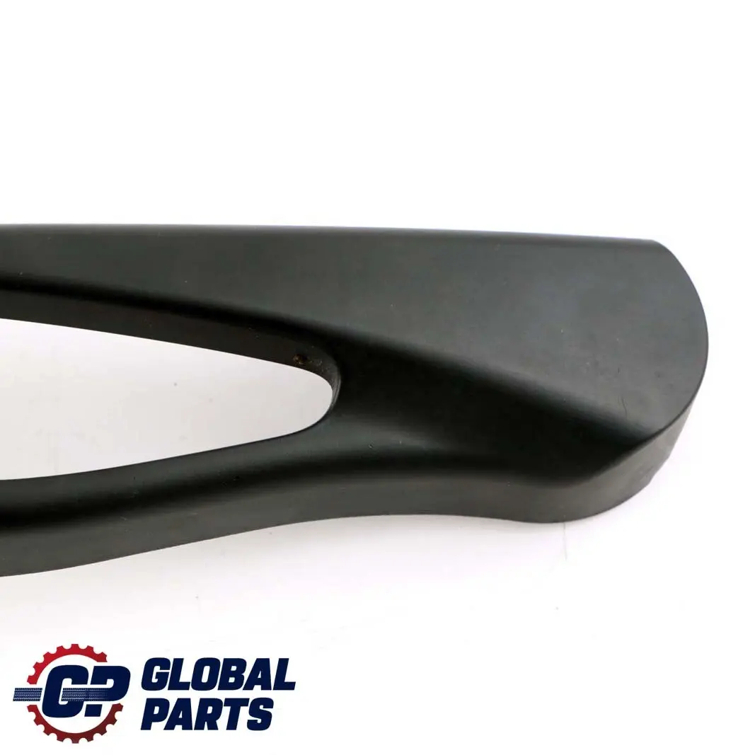 BMW 6 Series E64 Front Seat Rail Trim Cover Outer Right O/S Black 8031158