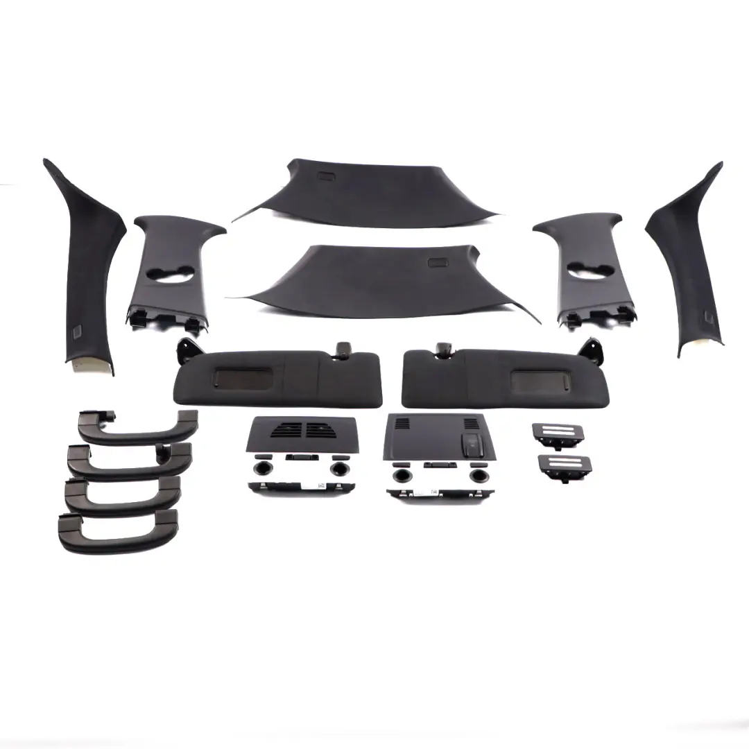 Pillar Lining Cover Panels Black M Sport Front Rear Left Right N/O/S Set BMW E87 - SKU 8036325-1 - Part number 8036325