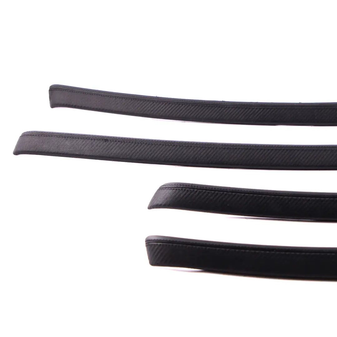 BMW E92 E93 M3 Decorative Strip Trim Door Front Rear Left Right Leather Carbon