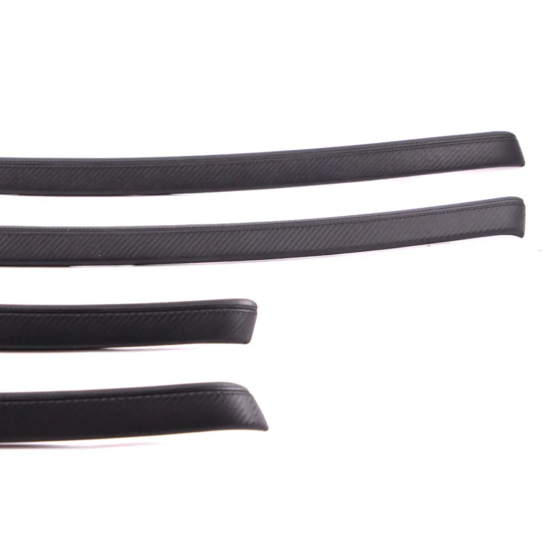 BMW E92 E93 M3 Decorative Strip Trim Door Front Rear Left Right Leather Carbon