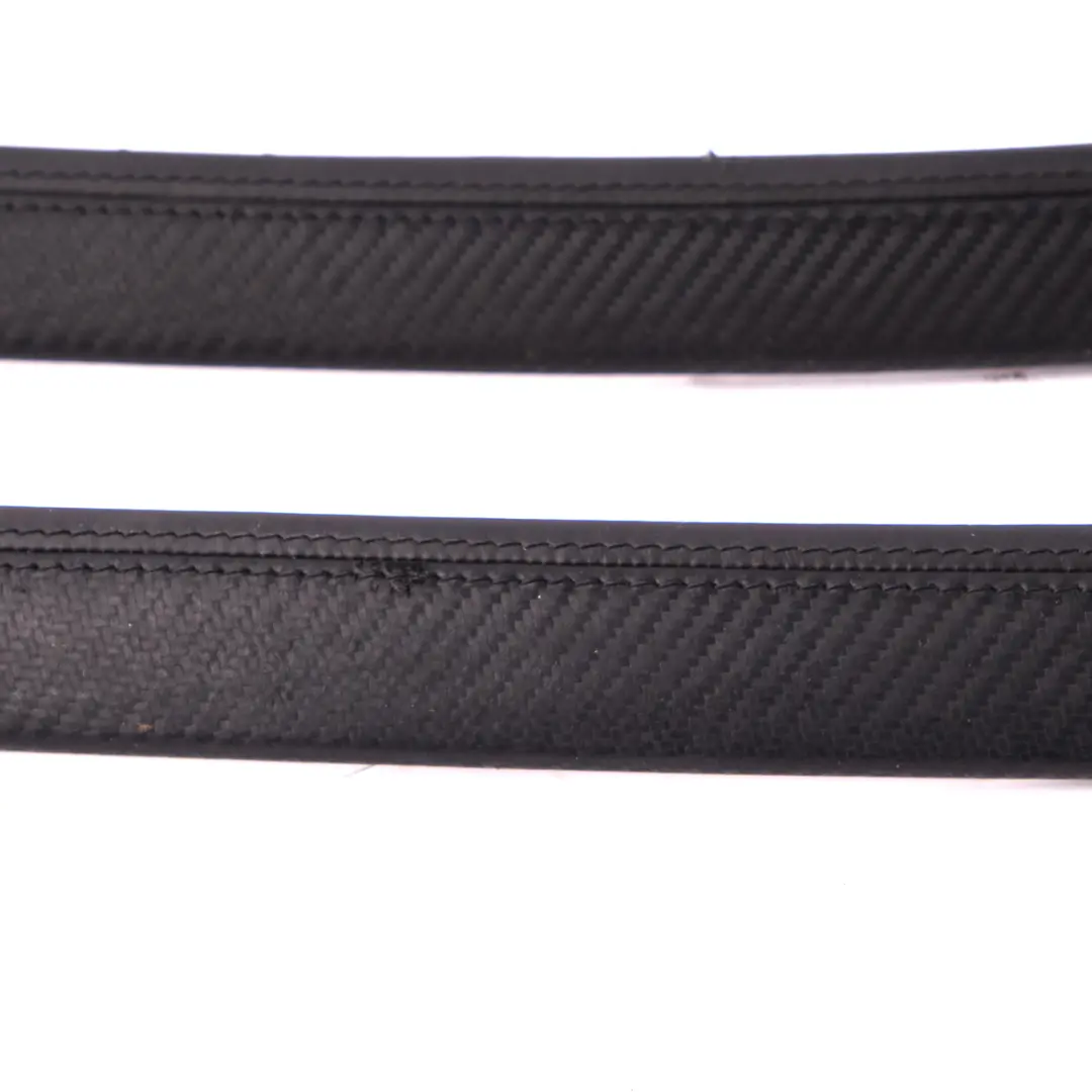 BMW E92 E93 M3 Decorative Strip Trim Door Front Rear Left Right Leather Carbon
