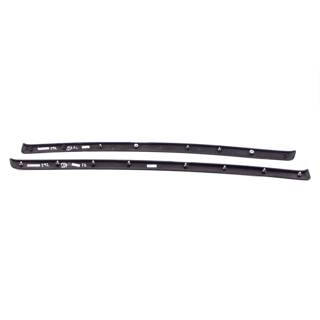 BMW E92 E93 M3 Decorative Strip Trim Door Front Rear Left Right Leather Carbon