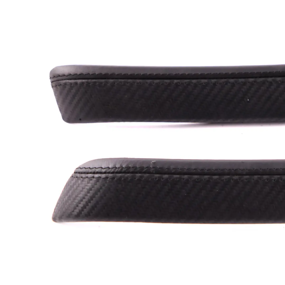 BMW E92 E93 M3 Decorative Strip Trim Door Front Rear Left Right Leather Carbon