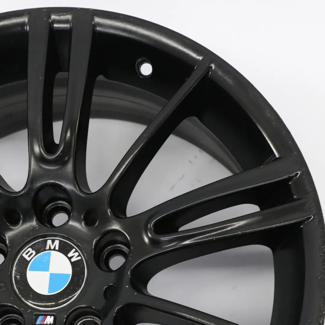 BMW E90 E91 E92 E93 Schwarz Vorder rad felge 18" 8J ET:34 M Spider Speiche 193