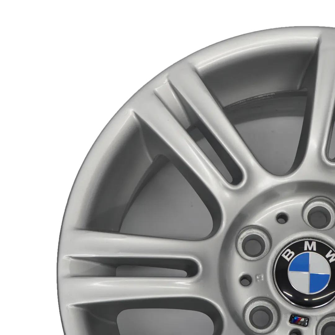 BMW 3 er E90 E91 E92 Silber Alu Felge Alufelge 17" 8J ET:34 M Doppelspeiche 194