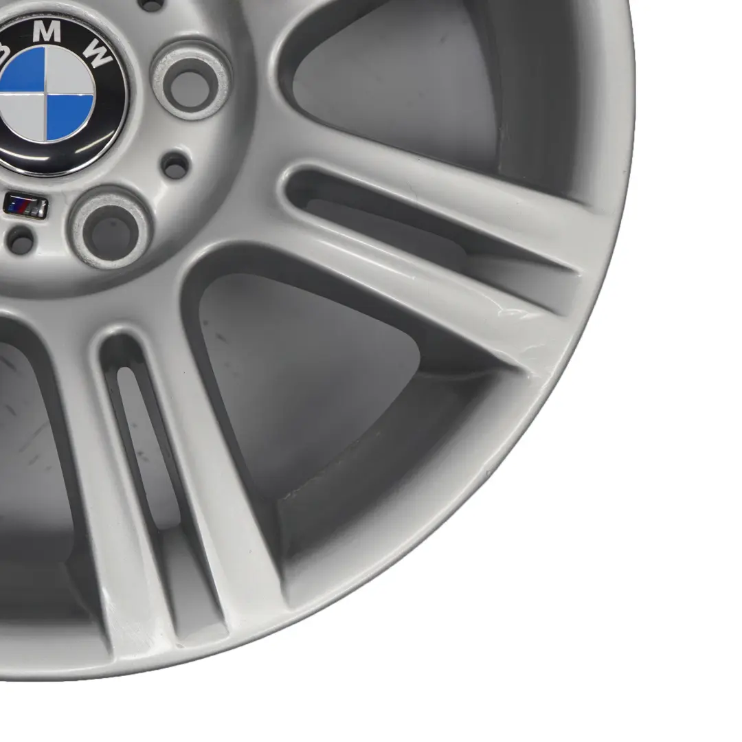 BMW 3 er E90 E91 E92 Silber Alu Felge Alufelge 17" 8J ET:34 M Doppelspeiche 194