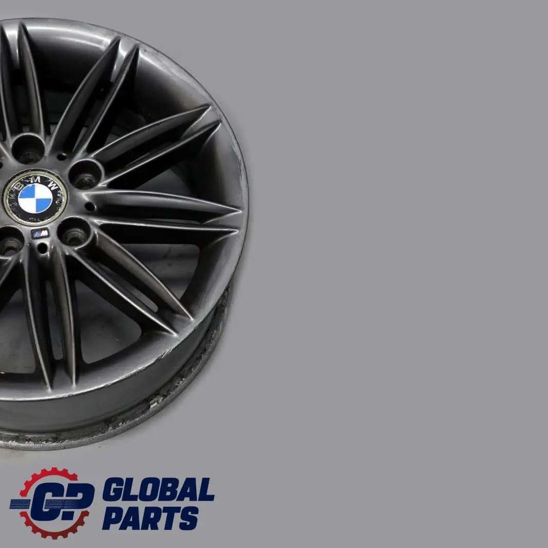 BMW E81 E82 E87 Gris Llanta De aleacion 17 "7J ET:47 M Doble Spoke 207