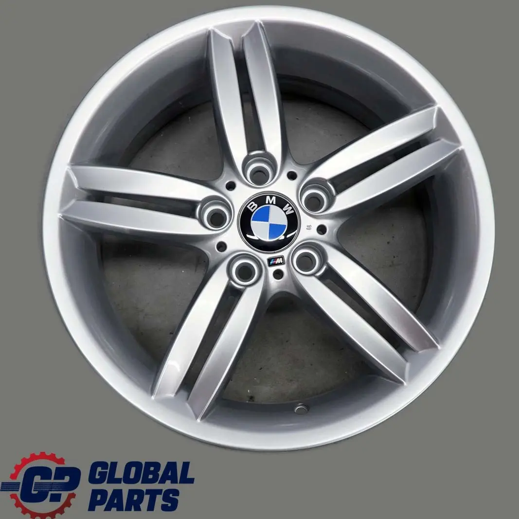 BMW E81 E87 Silver Front Alloy Wheel Rim 18" 7,5J 8036939 M double Spoke 208