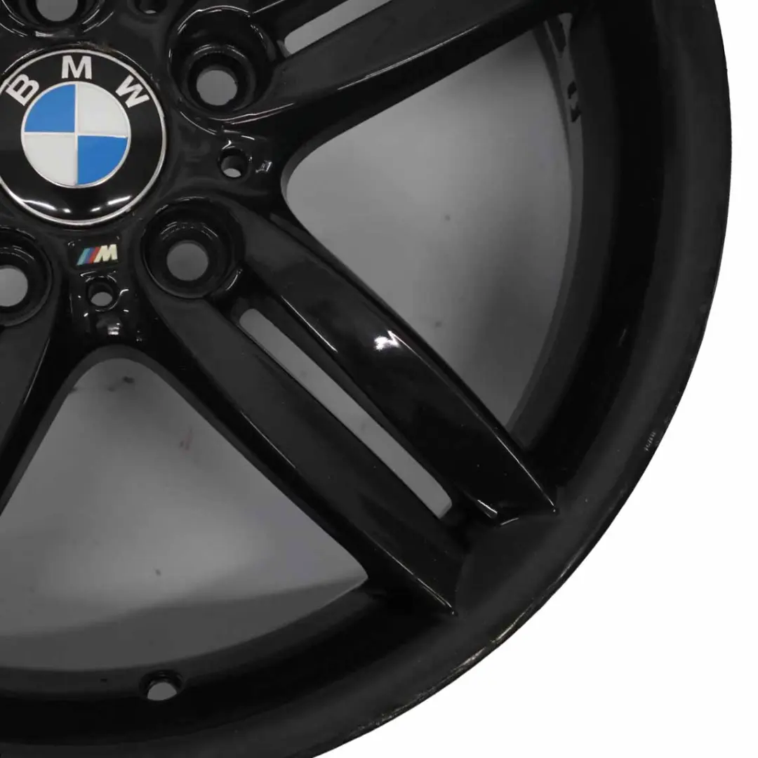 BMW E81 E87 Black Front Alloy Wheel Rim 18" 7,5J M Double Spoke 208