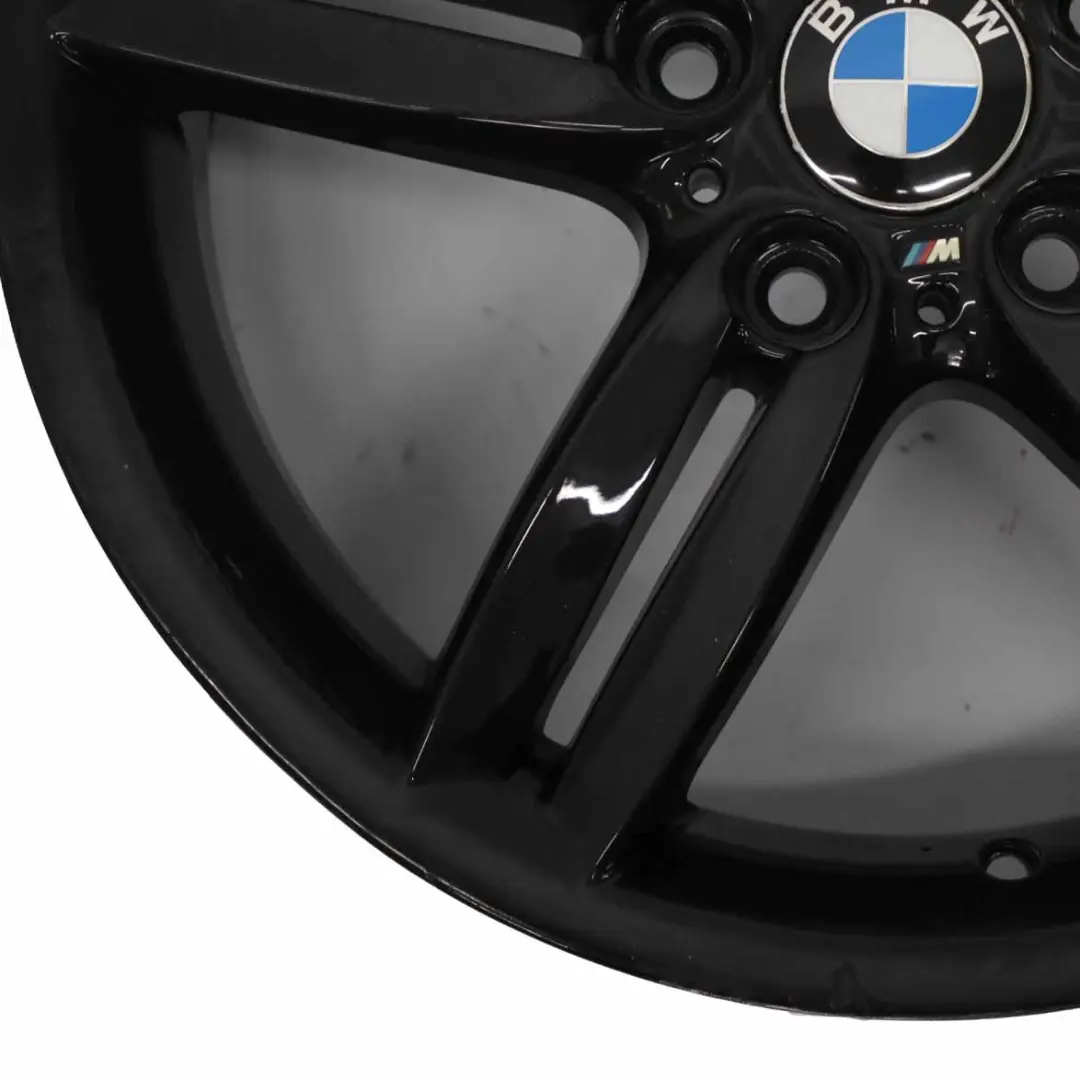 BMW E81 E87 Black Front Alloy Wheel Rim 18" 7,5J M Double Spoke 208