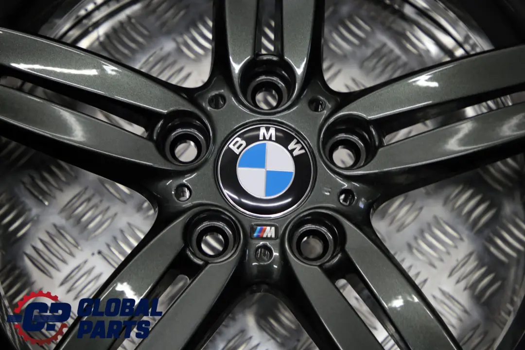 BMW 1 Series E81 E87 Grey Complete Set 4x Wheel Alloy Rim 18" M double Spoke 208